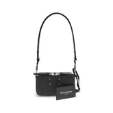 Margiela Black Calf Leather Bos Taurus Shoulder Bag
